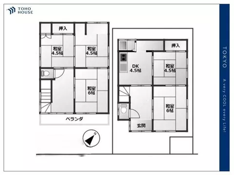 Nerima Ward, Oizumicho 2-chome (Shakujii Park Station) 2-story 5DK - Image 2