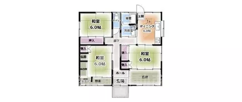 Miyakonojo City, Takao 3-chome, single-story, 3DK