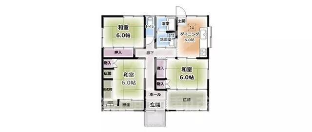 Miyakonojo City, Takao 3-chome, single-story, 3DK