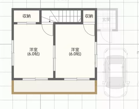 Kiryu City, Hirosawacho 2-chome (Shin-Kiryu Station), 2-story, 3DK