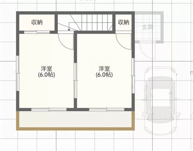 Kiryu City, Hirosawacho 2-chome (Shin-Kiryu Station), 2-story, 3DK