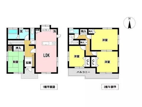 ●City gas●4LDK●Cupboard●Storage in all rooms