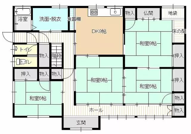 Tendou City, Oaza Araya (Takase Station) 2-story 6DK