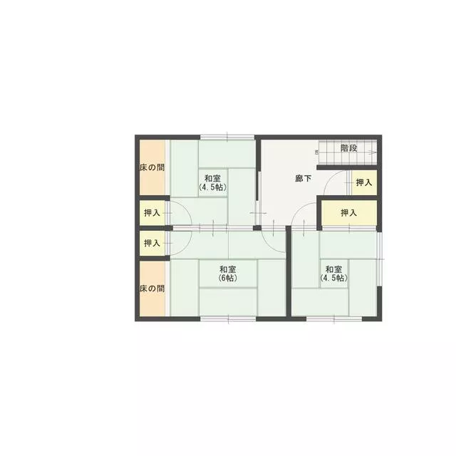 Oita City, Oaza Baba (Kozaki Station) 2-story building 6DK