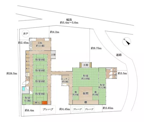 Uchikawano, Yamakawa Town, Kitsuki City 1-story building 6DK