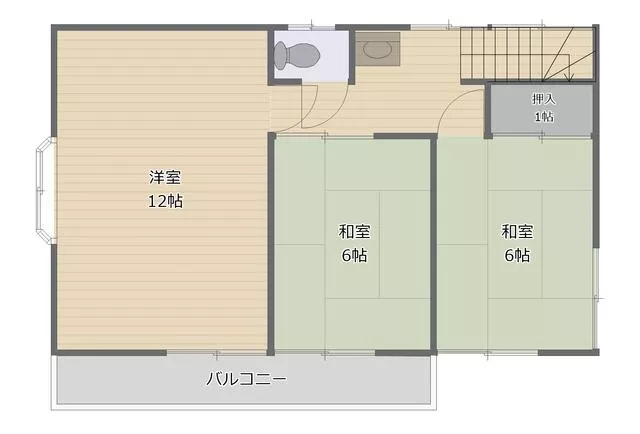 Ota City, Naritsuka Town (Jirakumonbashi Station) 2-story building 5SDK