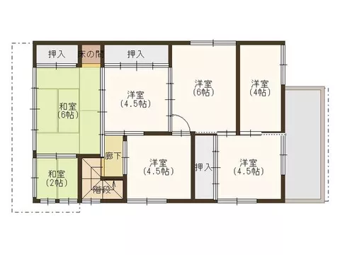 Hidaka-gun Inami-cho Oaza Inami (Inami Station) 2-story 10DK