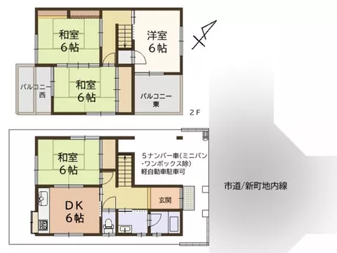 Yamato Koriyama City, Shinmachi (Yamato Koizumi Station) 2-story 4LDK