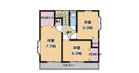 Iruma County, Moroyama Town, Oaza Nishido (Higashi Moro Station), 2-story, 3LDK