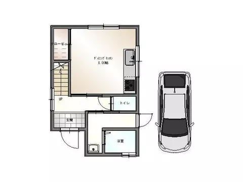 Good sunlight with a southern exposure! A great location just 10 minutes on foot from Kawanishi Noseguchi Station!