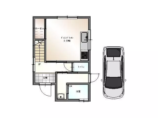 Good sunlight with a southern exposure! A great location just 10 minutes on foot from Kawanishi Noseguchi Station!