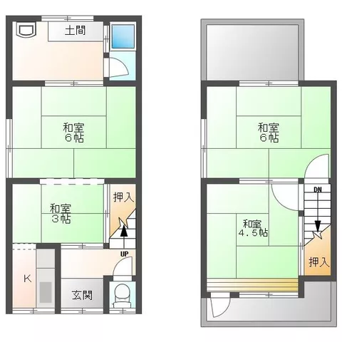 Fukakusa Shimokawahara-cho, Fushimi-ku, Kyoto City (Fushimi Inari Station) 2-story 3DK