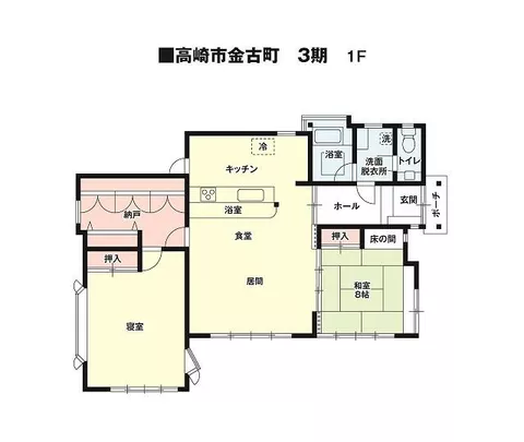 Takasaki City, Kaneko Town, single-story building, 2SLDK
