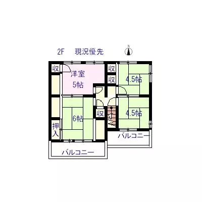 Nagasaki City, Moeikubi-cho (Nagasaki Station) 2-story building 8DK