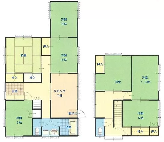 Gotemba City Nakabata (Gotemba Station) two-story building 7DK
