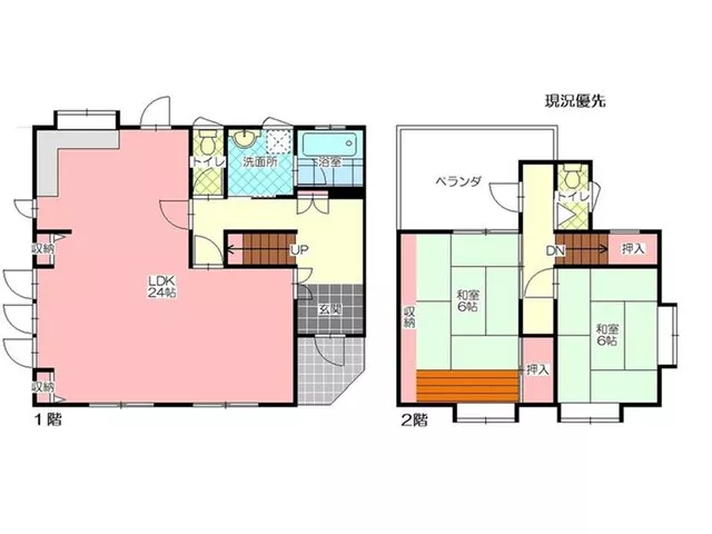 Spacious over 100 tsubo, 14 minutes on foot to Beppu Station, has a fireplace, and good view.