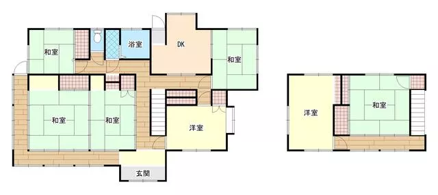 Oamishirasato City, Shitengaki Ko (Nagata Station), 2-story building, 6SDK