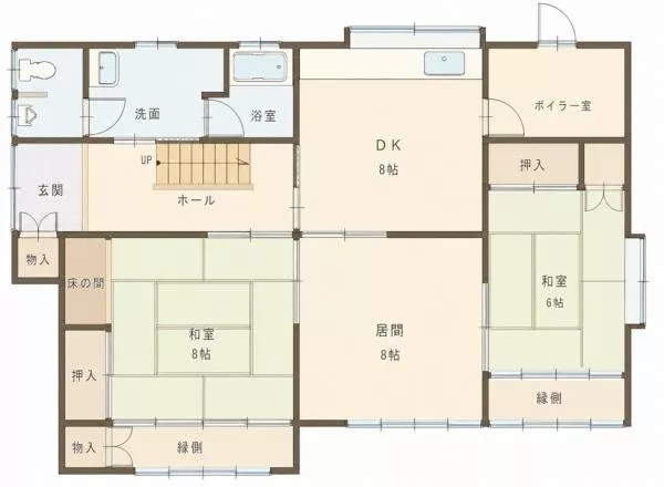 Akita City Araya Matsubigaoka Kitamachi (Araya Station) 2-story 5DK