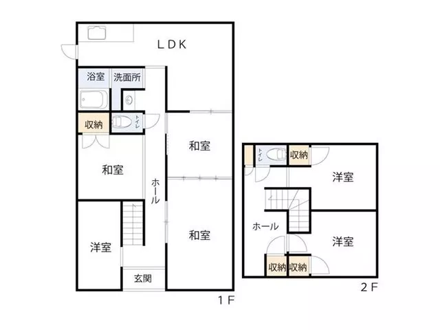 A 6LDK with a total floor area of 116.5㎡!