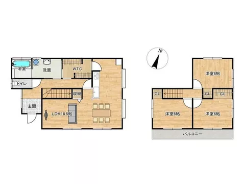 [Open House Held] [Renovated/Immediate Occupancy Available] 3 Western-style rooms. Parking for 1 regular car available. - Image 3