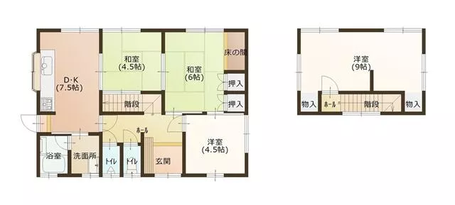 Zentsuji City, Kushinashi Town (Kotohira Station), 2-story, 4DK
