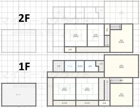 Katagami City, Showa Ranbashi (Okubo Station) 2-story building 6LDK