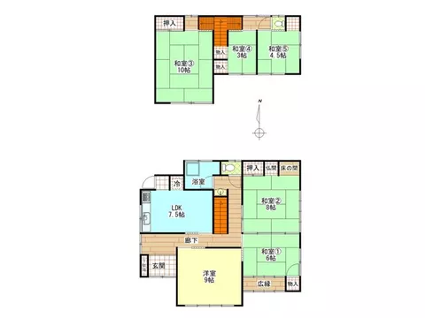 Used house in the Hiuri area. You can enjoy remodeling to your preferred layout.