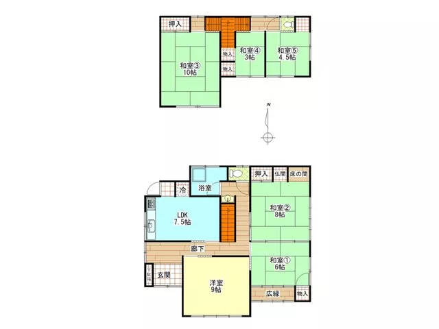 Used house in the Hiuri area. You can enjoy remodeling to your preferred layout.