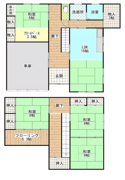 Aomori City, Oaza Kurizaka, Hamada (Asamushi Onsen Station) 2-story building 4LDK