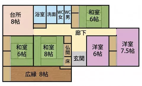 Yahatanishi Ward, Kitakyushu City, Suehirocho (Space World Station) Single-story building 5SDK - Image 2