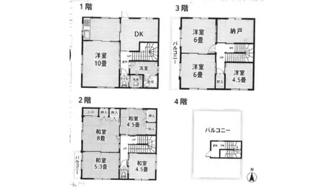 Wakayama City, Kitashin-Hakuroucho (Kiwa Station), 3-story, 9DK - Image 2