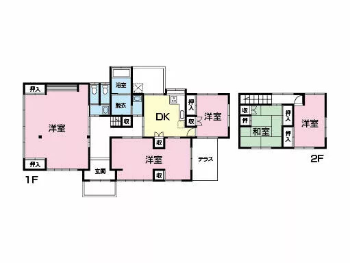 Taku City, Taku Town 2-story 5DK