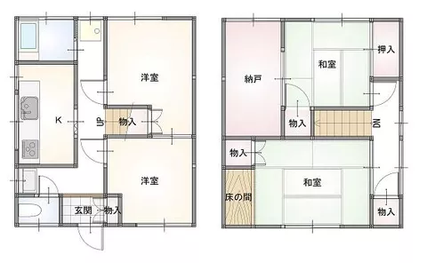 Tottori City, Gyotoku 2-chome, 2-story, 4SK