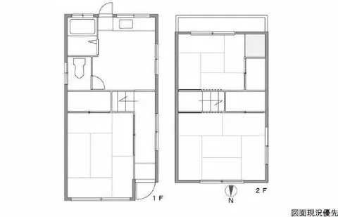 3DK, 2-story building, Yano Nishimachi 3-chome, Aki Ward, Hiroshima City (Yano Station) - 2.8 million yen