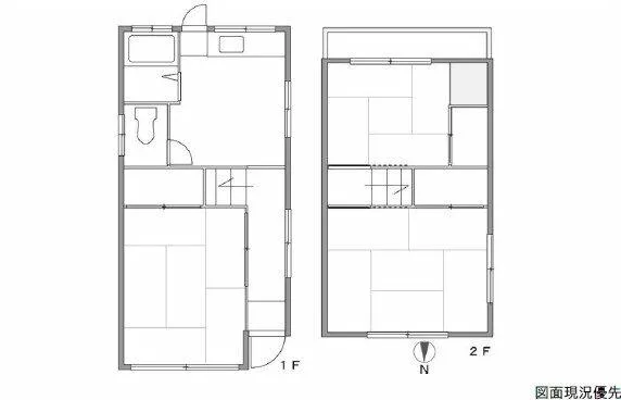 3DK, 2-story building, Yano Nishimachi 3-chome, Aki Ward, Hiroshima City (Yano Station) - 2.8 million yen