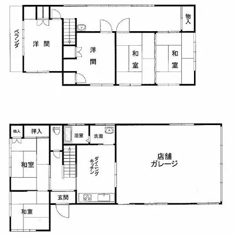 Hanyu City, Higashi 6-chome (Hanyu Station) 2-story building 6SDK