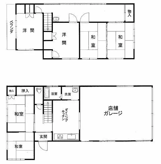 Hanyu City, Higashi 6-chome (Hanyu Station) 2-story building 6SDK