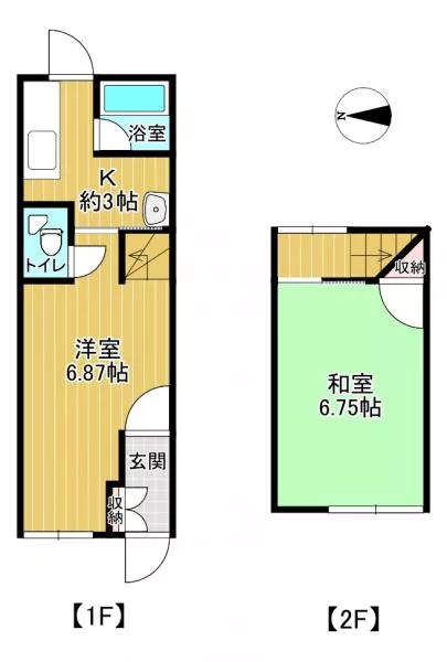 Yamato Koriyama City, Takada Town (Koriyama Station) 2-story 2K