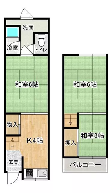 Neyagawa City, Ishizu Higashimachi (Kourien Station) 2-story 3K