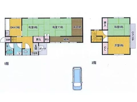 This is a used house with good access to JR Narita Line "Yahata-juku" station♪