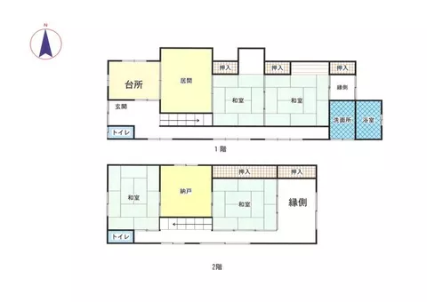 Akita City, Omachi 6-chome (Akita Station), 2-story, 6K