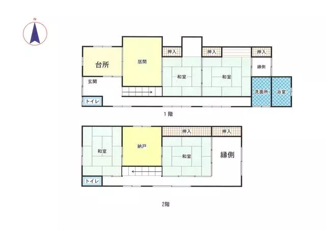 Akita City, Omachi 6-chome (Akita Station), 2-story, 6K