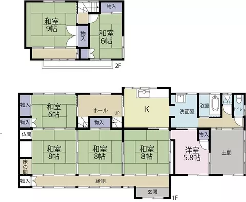 Kami County, Kami Town, Koizumi, Tenjin (Nishi-Furukawa Station) 2-story building 7DK - Image 2