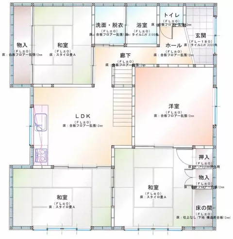 Arao City, Kawanobori (Arao Station) 2-story building 5DK