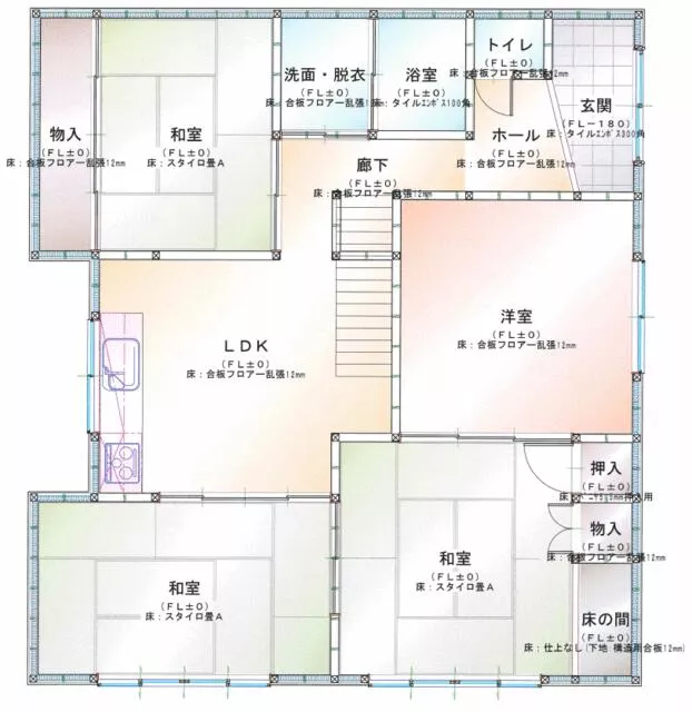 Arao City, Kawanobori (Arao Station) 2-story building 5DK