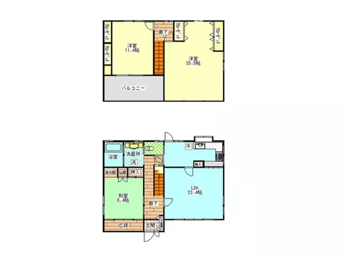 Used house by Sekisui Heim in Hiji Danchi. Located on a hill facing south with good sunlight and view!