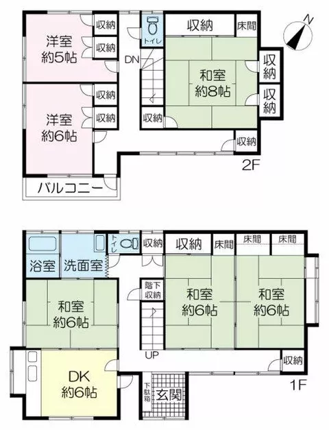 Seiyo City, Sanbe Town, Shuki (Iyo Ishikijo Station) 2-story building 6DK - Image 2