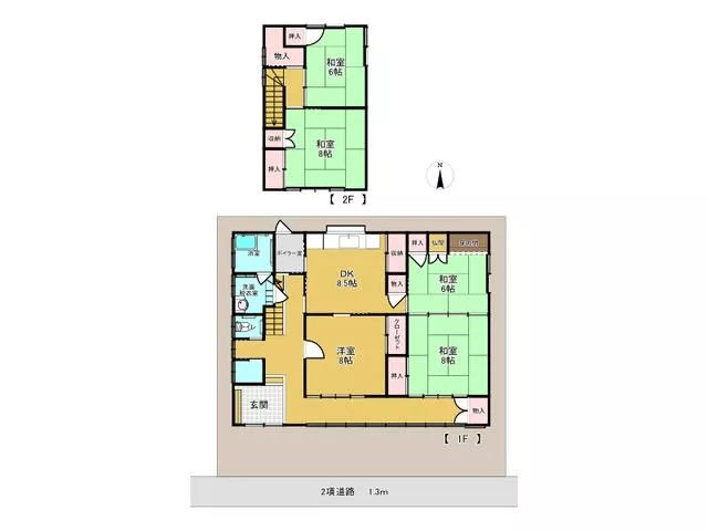Anjima, Mikuni Town, Sakai City 2-story building 5DK