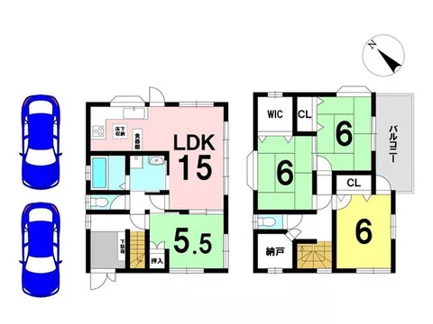 A spacious property with over 50 tsubo of land! A 4LDK in a green-rich living environment◎ Parking for 2 cars♪ - Image 2