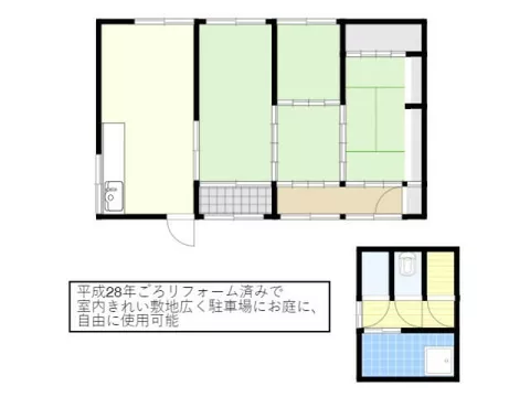 Takaoka-gun, Shimanto-cho, Niida (Niida Station) Single-story building 4DK